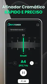 Afinador de Violão Perfeito screenshot