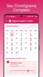 Agenda Capilar e Facial screenshot