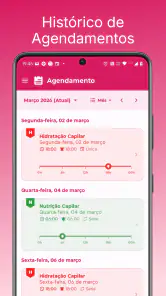 Agenda Capilar e Facial screenshot