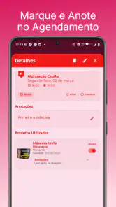Agenda Capilar e Facial screenshot