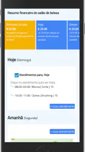 Agenda salão de beleza screenshot