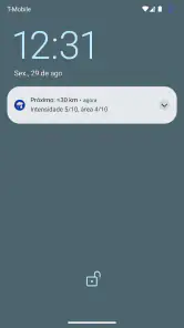 Alarme de chuva (Rain Alarm) screenshot