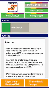 Alerta DCNIT screenshot