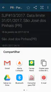 Alerta Licitação screenshot