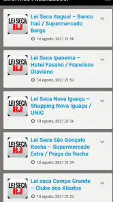 Alerta Rio Informes Lei Seca screenshot
