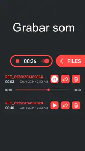 Amplificador de microfone screenshot