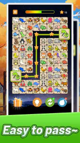 Animal Match Link - Onet Tile screenshot
