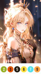 Anime Color - Jogos de pintar 3