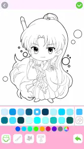 Anime Color - Jogos de pintar screenshot