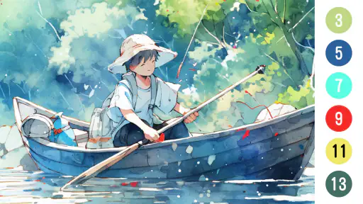 Anime Color - Jogos de pintar 8