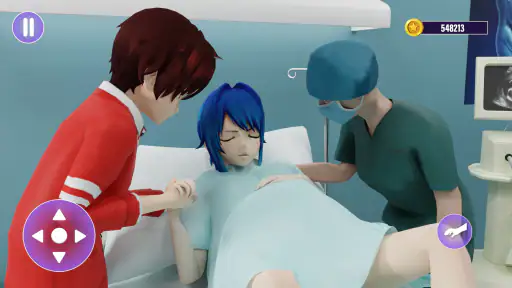 Anime Mãe Gravidez vida 1