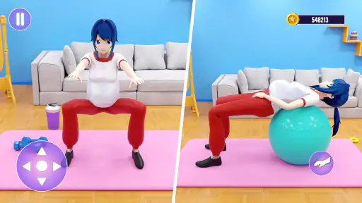 Anime Mãe Gravidez vida 4