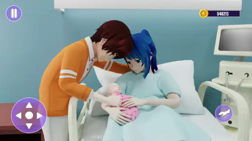 Anime Mãe Gravidez vida 6