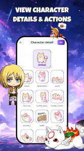 Anime Shimeji Pets On Screen screenshot