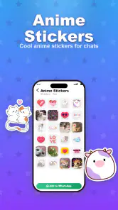 Anime Sticker Maker Studio screenshot