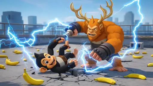 Apes Fighting Game 4