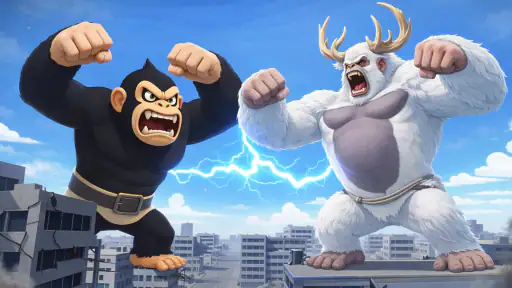 Apes Fighting Game 5