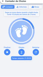 Contador de Chutes do seu bebê 1