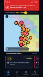 Seismo - Alertas de Terremotos 1