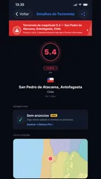 Seismo - Alertas de Terremotos 3