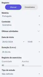 Aprovado - Controle de Estudos 2