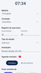 Aprovado - Controle de Estudos 4