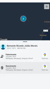 Árvore do FamilySearch screenshot