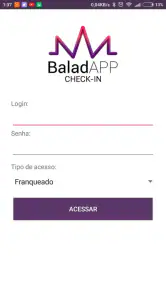 BaladAPP Check-In screenshot