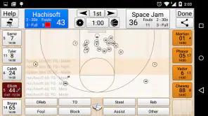 Basketball Stat Tracker screenshot
