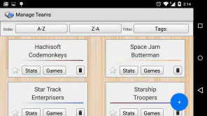 Basketball Stat Tracker screenshot