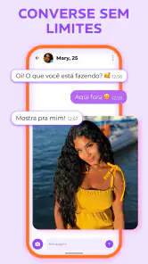 Bate-papo Online: Talkie Live screenshot