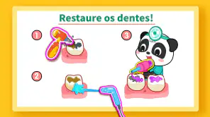 Bebê Panda: cuidado dental screenshot