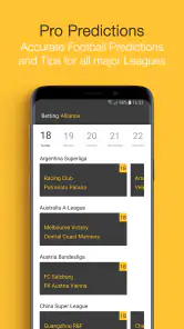 Betting Alliance Predictions screenshot