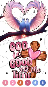 Bible Color Pintar por Números screenshot