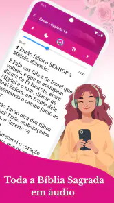 Bíblia da Mulher Harpa Áudio screenshot