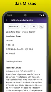 Bíblia Sagrada Católica Oração screenshot