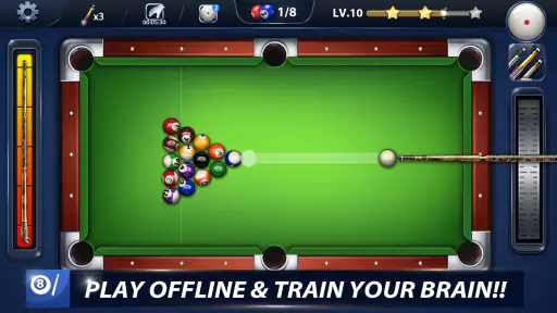 Bilhar com bola:sinuca offline 3