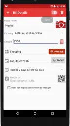 Bills Reminder & Organizer 5