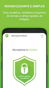 Bloqueador Microfone - Guarda screenshot