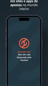 Bloqueio aposta - Gamban screenshot