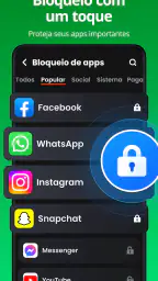 Bloqueio de Aplicativos: Senha 1
