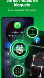 Bloqueio de Aplicativos: Senha 3
