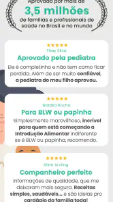 BLW Brasil - Alimentação Bebês screenshot