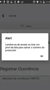 BO: Guia Boletim de ocorrencia screenshot