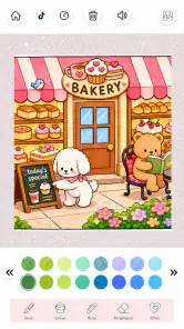 BOBBIE Goods Coloring Game screenshot