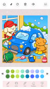 BOBBIE Goods Coloring Game screenshot