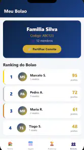 Bolão Copa 2026 screenshot