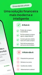 Koin: Crédito e Pix parcelado 4