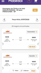 Mobifácil: Passagens de ônibus 2