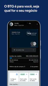 BTG Pactual Empresas: Conta PJ screenshot